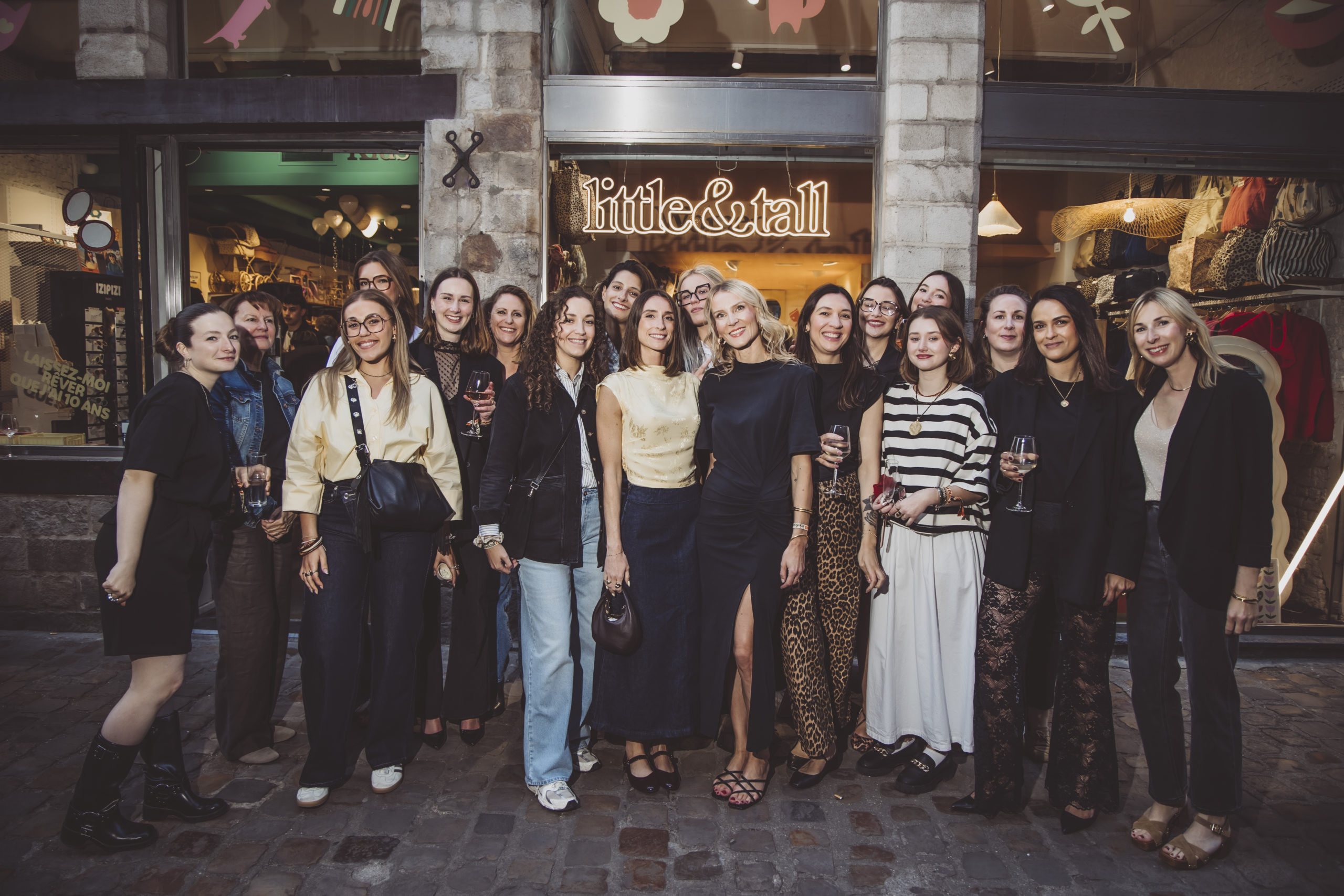 Soirée d'anniversaire du magasin Little and Tall à Lille